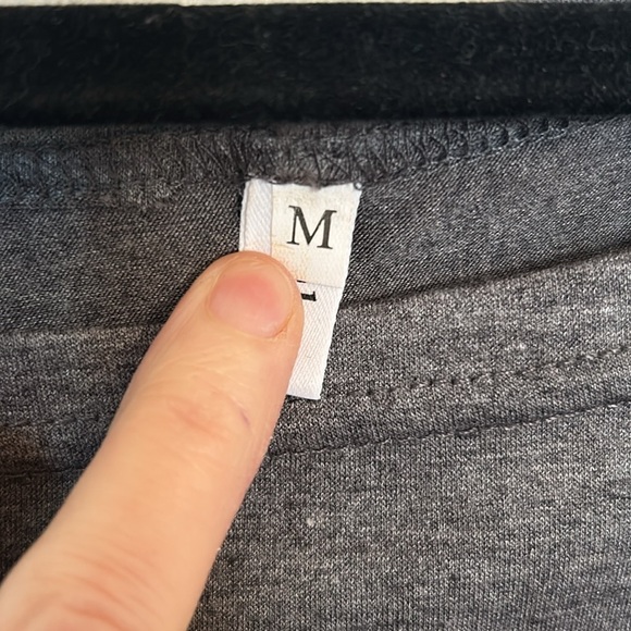 Off shoulder gray top size medium. - Picture 2 of 4